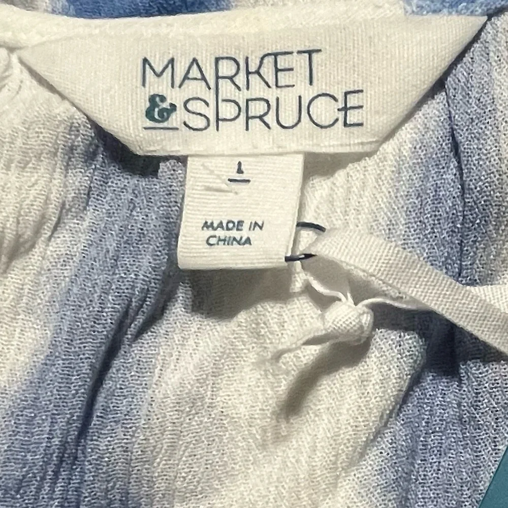 Market & Spruce Stitch Fix Mac Surplice Top, Size Large - Picture 4 of 9